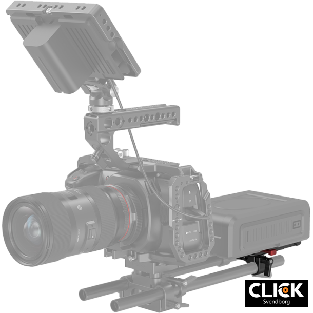 SmallRig 3016 Battery Plate V-Mount w Rod Clamp