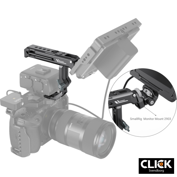 SmallRig 3082 Top Handle For Sony XLR K1M/K2M/K3M &amp; Panasonic XLR1 Adapter