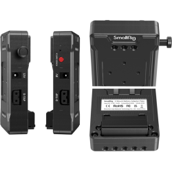 SmallRig 3498 Battery Adapter Plate V-Mount (Basic Version) with Dual Rod Clamp