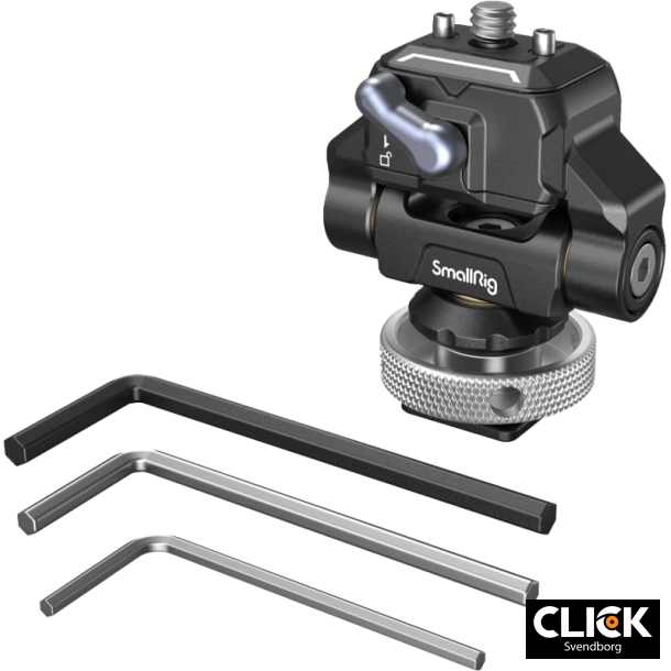 SmallRig 3514 Drop-in HawkLock Mini Quick Release Monitor Mount with Cold Shoe