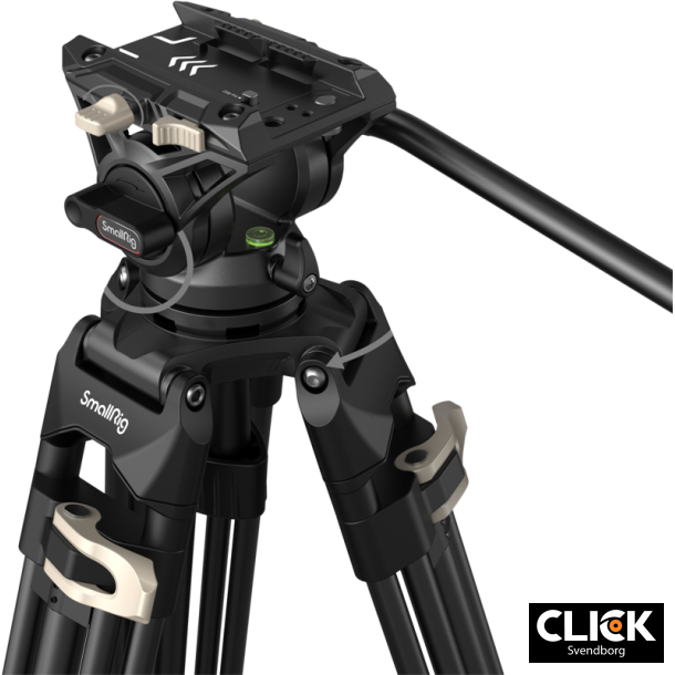 SmallRig 3751 Video Tripod Heavy-Duty with Fluid Head AD-01