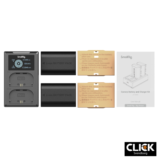 SmallRig 3821 LP-E6NH Battery &amp; Charger Kit