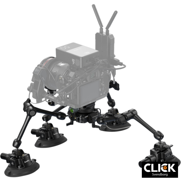 SmallRig 3565 All-in-One 4-Arm Suction Cup Camera Mount Kit for Vehicle Shooting SC-15K