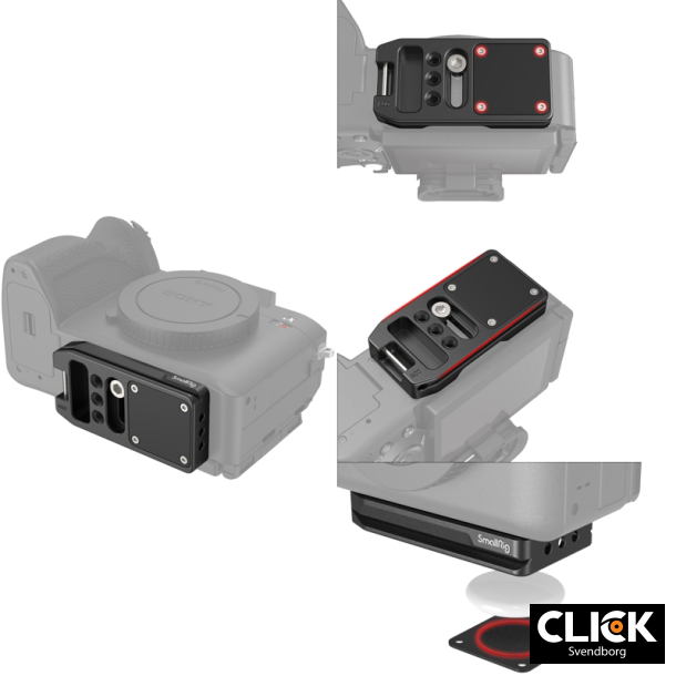 SmallRig 4150 Mount Plate Quick Release (ARCA) for AirTag