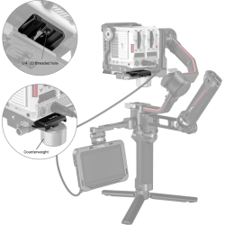 SmallRig 3158 QR-Plate for DJI RS 2/ RSC 2/ Ronin S Manfrotto