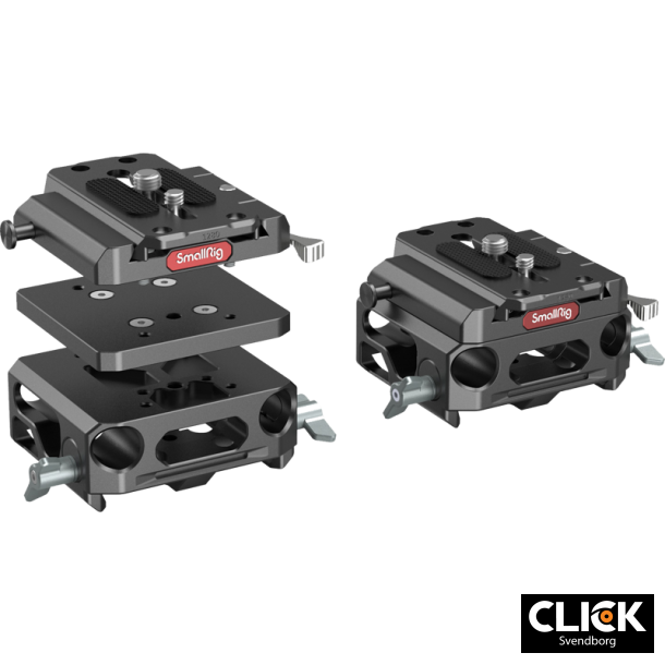 SmallRig 3067 Baseplate Lightweight with Dual 15mm Rod Clamp