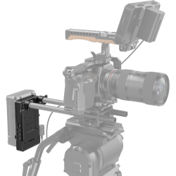 SmallRig 3203 Battery Adapter Plate V-Mount w Dual 15mm Rod Clamp