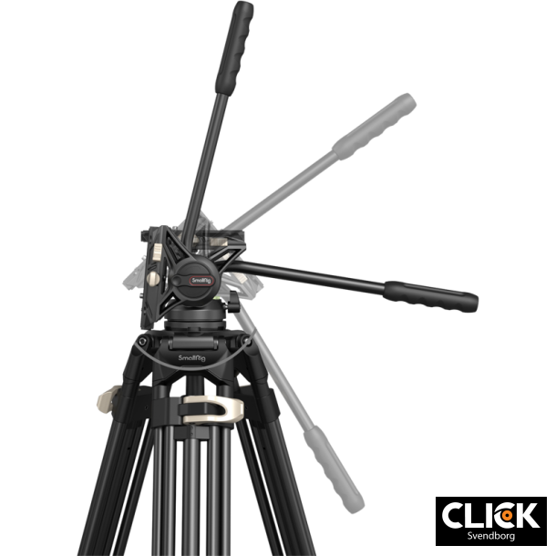 SmallRig 3751 Video Tripod Heavy-Duty with Fluid Head AD-01