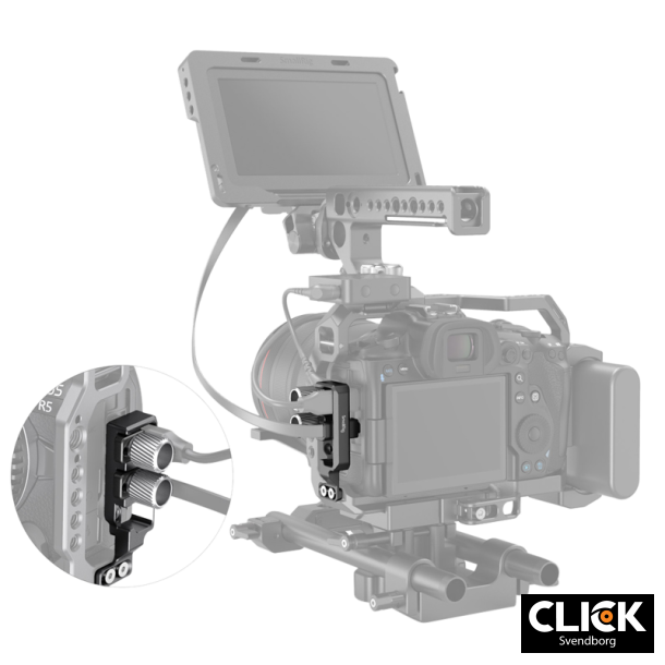 SmallRig 2981 HDMI &amp; USB-C Cable Clamp for R5/R6 &amp; R5C