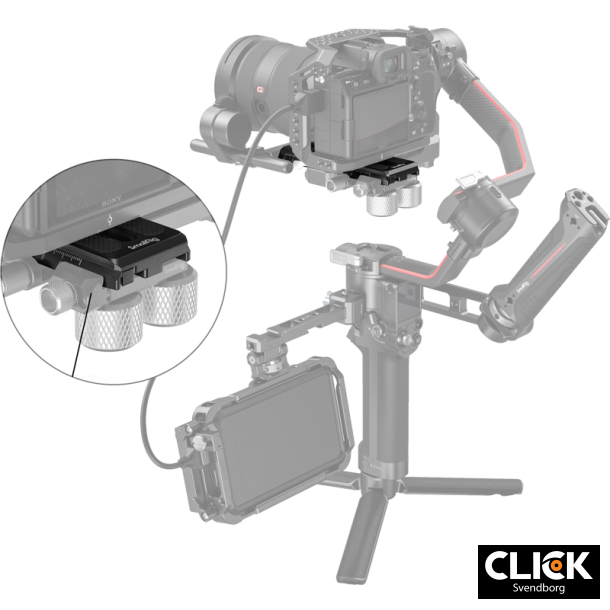SmallRig 3158 QR-Plate for DJI RS 2/ RSC 2/ Ronin S Manfrotto
