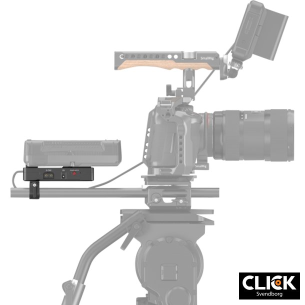 SmallRig 3498 Battery Adapter Plate V-Mount (Basic Version) with Dual Rod Clamp