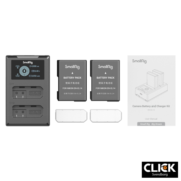 SmallRig 3819 EN-EL14 Battery &amp; Charger Kit