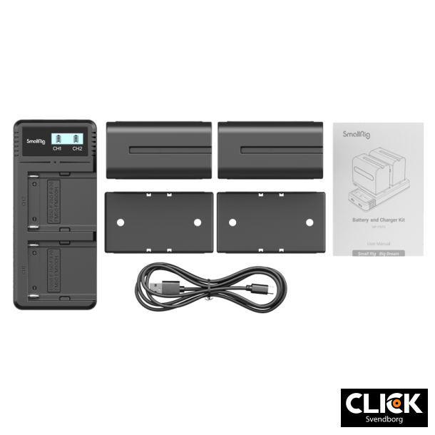 SmallRig 3823 NP-F970 Battery &amp; Charger Kit