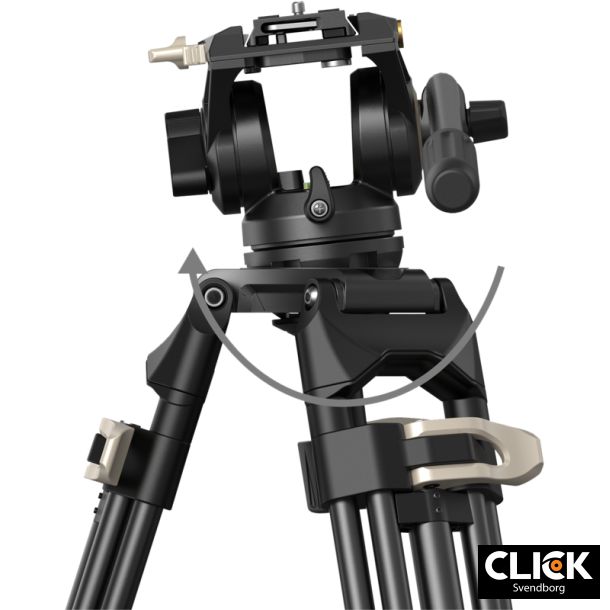 SmallRig 3751 Video Tripod Heavy-Duty with Fluid Head AD-01