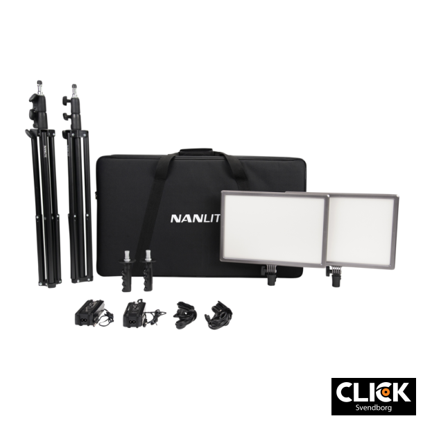 Nanlite Lumipad 25 LED 2 lys kit inkl. taske &amp; stativ