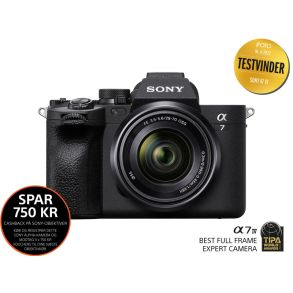 Sony Alpha A7 IV m/28-70mm f/3.5-5.6 (F 2250,- i straksrabat) (Sony Student Cashback)