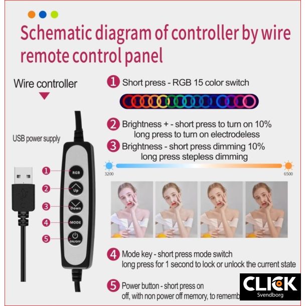 AFI 11" R11F + fl029 Ringlight 