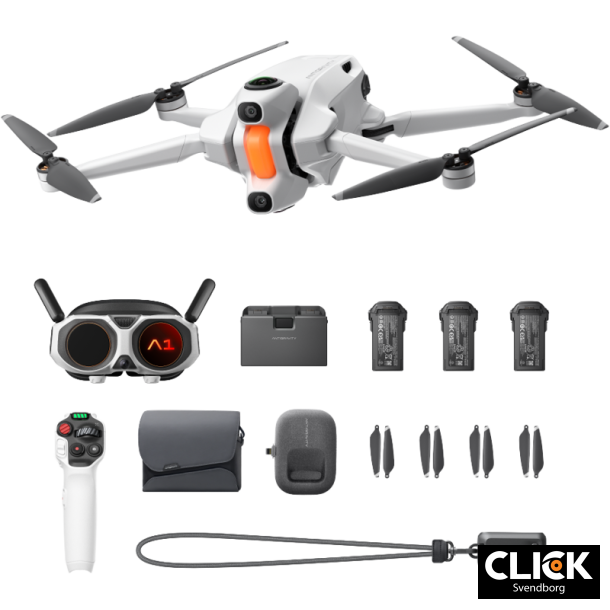 Antigravity A1 Explorer Bundle � Maksimal frihed med 8K 360� drone og ekstra power