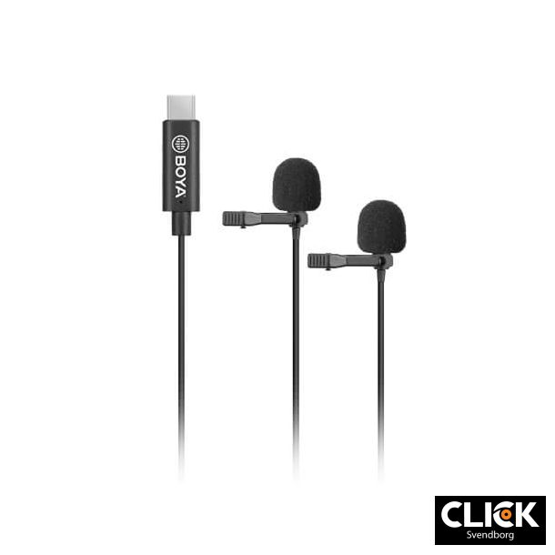 BOYA BY-M3D Knaphuls Mikrofon X2 USB-C 6m