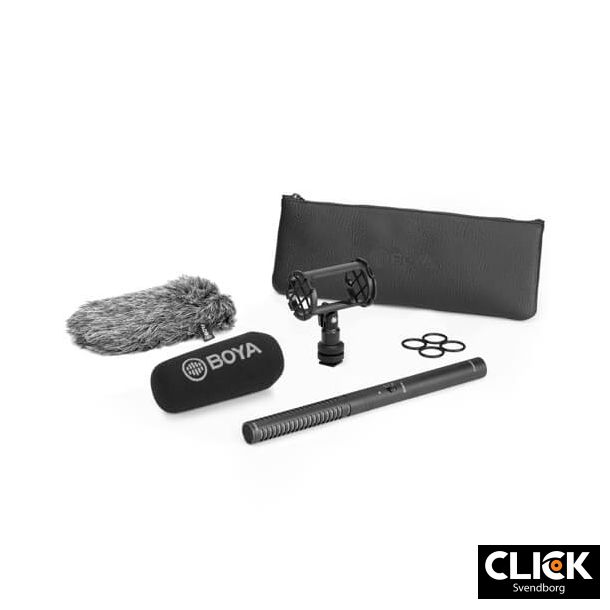 BOYA BY-PVM3000S Mikrofon Kondensator Mikrofon XLR inkl. boom Kulfiber 1-2.5m