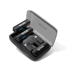 BOYA Mikrofon BOYALINK V2.0 3,5mm Trdlst X2 System Lightning USB-C