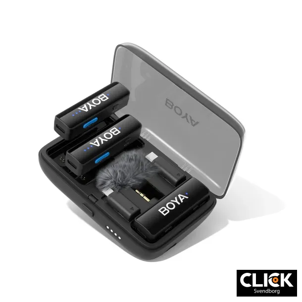 BOYA Mikrofon BOYALINK V2.0 3,5mm Trdlst X2 System Lightning USB-C
