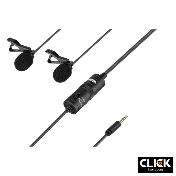 BOYA BY-M1DM Dual Knaphuls Mikrofon 