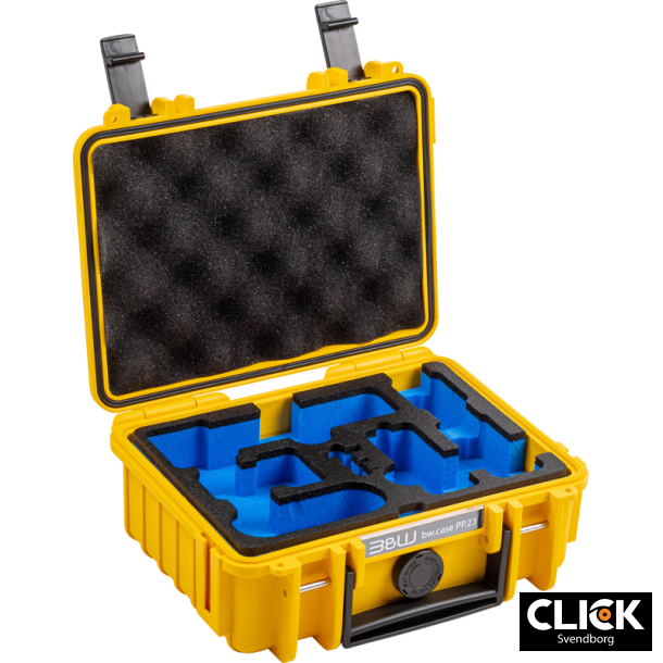 B&W Cases Type 500 for DJI Osmo Pocket 3 Creator Combo, Yellow