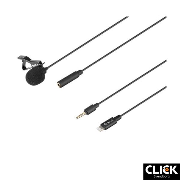 BOYA BY-M2 Knaphuls Mikrofon Lightning iOS 6m