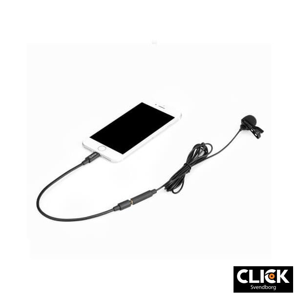 BOYA BY-M2 Knaphuls Mikrofon Lightning iOS 6m