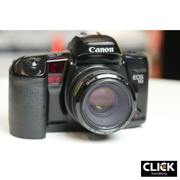 Brugt Canon Eos 10 m/ 50mm objektiv (Analog kamera) 