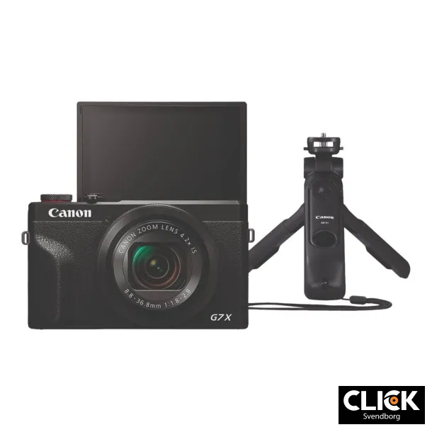 Canon PowerShot G7 X Mark III Sort Vlogger Kit