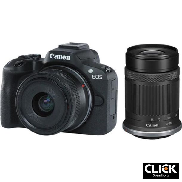Canon Eos R50 m/ RF-S 18-45mm F4.5-6.3 IS STM &amp; RF-S 55-210mm F5-7.1 IS STM