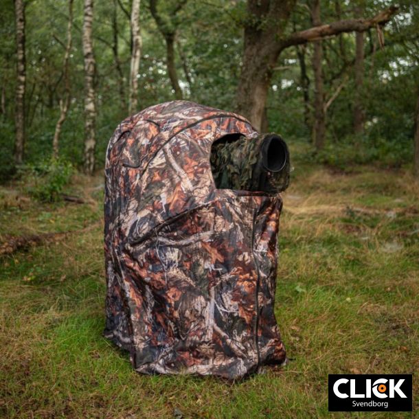 Caruba Camouflage foto skjul med stol