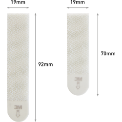 3M Command Strips V-Pack hvid 4 Sets M + 8 Sets