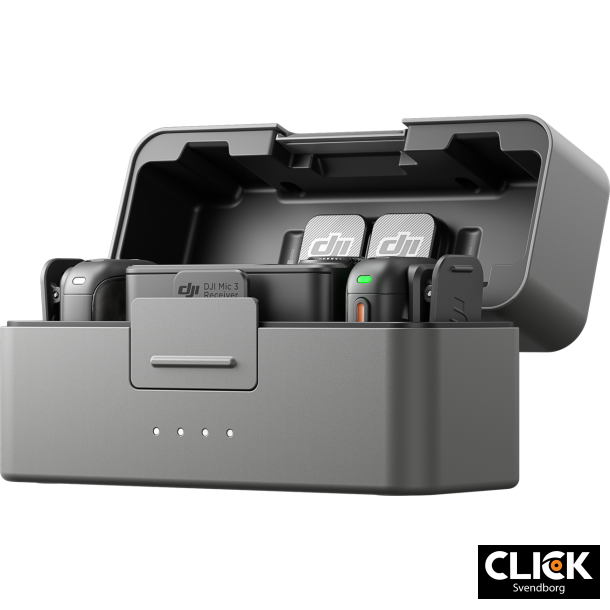 DJI MIC 3 (2 TX + 1 RX + opladningsetui)