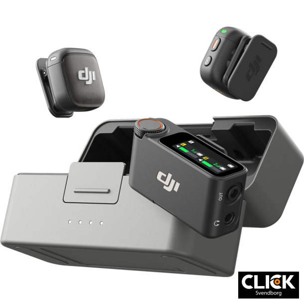 DJI MIC 3 (2 TX + 1 RX + opladningsetui)