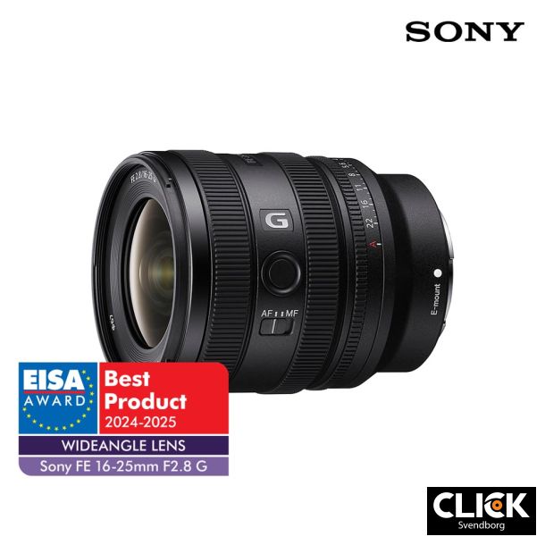 Sony FE 16-25mm F2.8 G (Cashback 750,-)