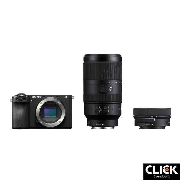 Sony Alpha A6700 m/16-50mm PZ OSS II &amp; 70-350mm G OSS