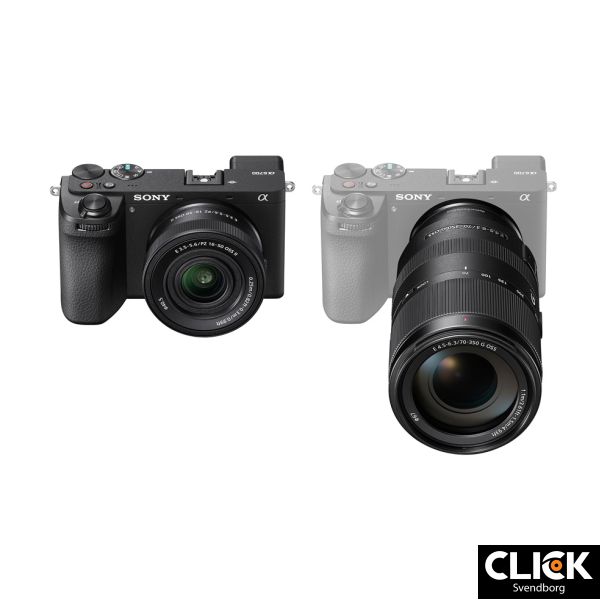 Sony Alpha A6700 m/16-50mm PZ OSS II &amp; 70-350mm G OSS