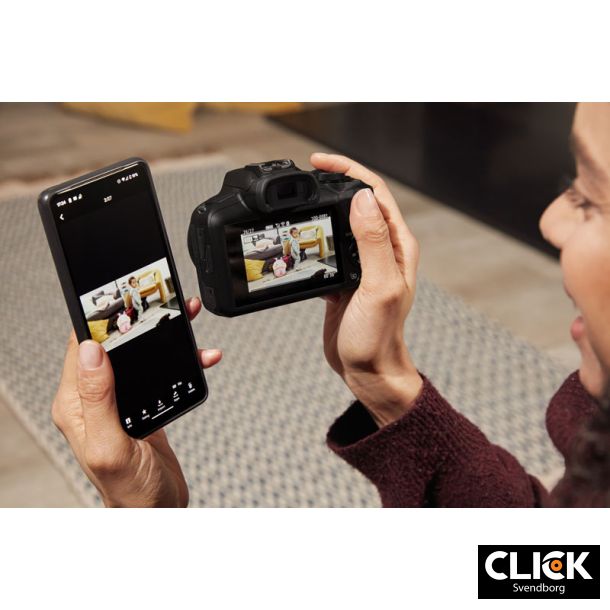 Canon Eos R100 + RF-S 18-45mm IS STM Lens + RF-S 55-210mm IS STM Lens