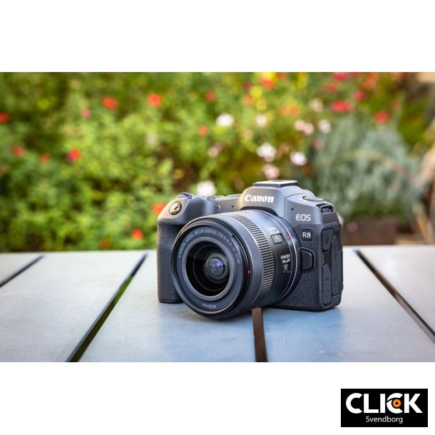 Canon Eos R8 m/RF 24-50mm F4.5-6.3 IS STM (F 3000,- ekstra i instant rabat)