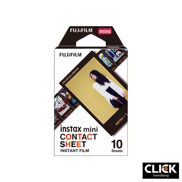 Fuji Instax Mini film Contact sheet