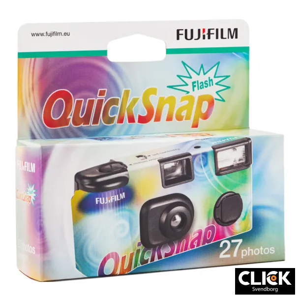 Fuji quick snap Flash engangskamera med 27 exp.