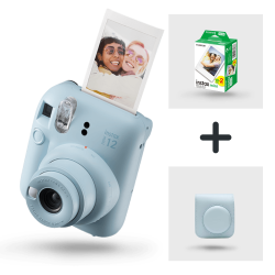 Fujifilm Instax Mini 12 Pastel bl (kamera + taske + film)