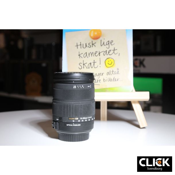 Brugt Sigma 18-200mm F/3.5-6.3 DC OS for Canon EF