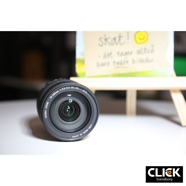 Brugt Sigma 18-200mm F/3.5-6.3 DC OS for Canon EF
