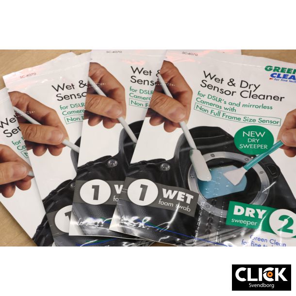 Green Clean SC-4070 4-pak � Professionel Wet &amp; Dry Sensorrens til APS-C Kameraer