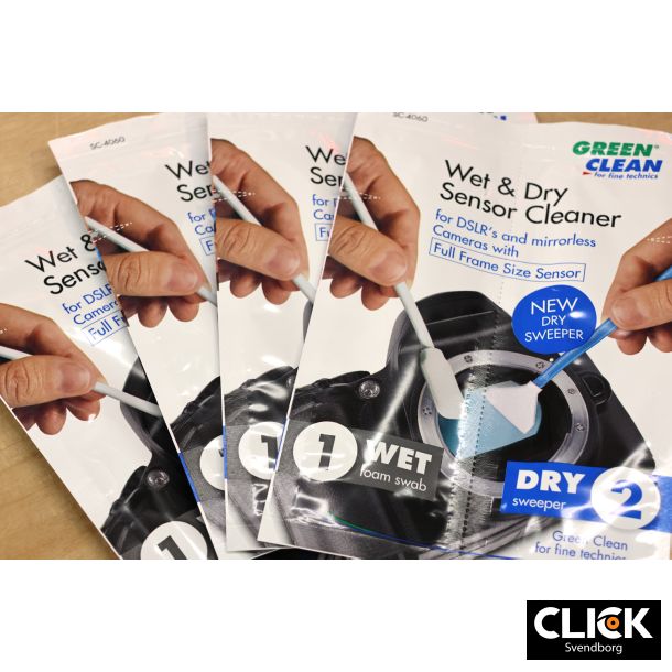Green Clean SC-4060 4-pak � Professionel Wet &amp; Dry Fullframe Sensorrens