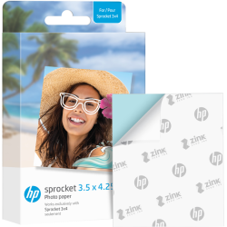 HP Sprocket Zink paper 3,5x4,25 20-pack